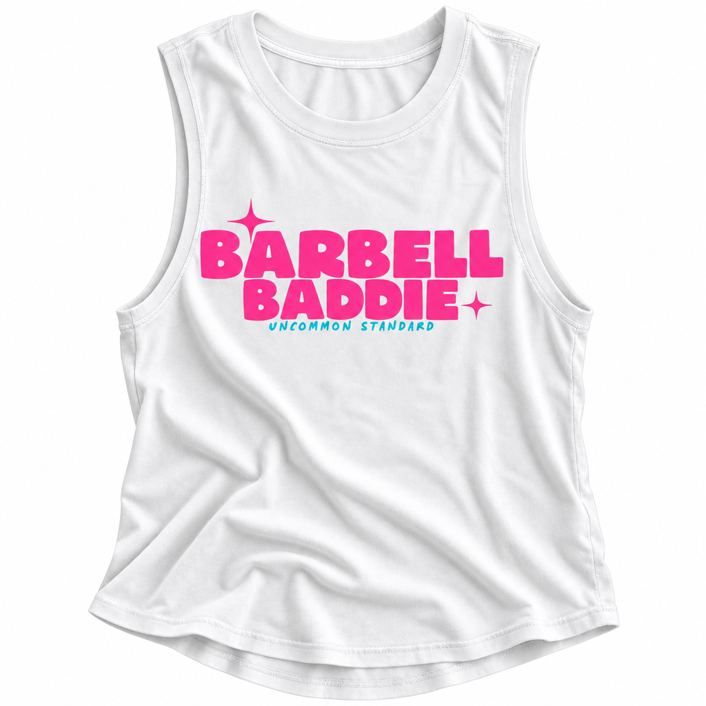 Barbell Baddie Graphic Muscle Tank