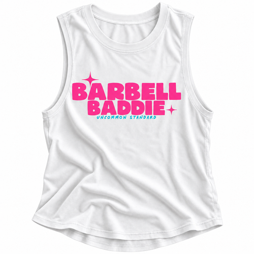 Barbell Baddie Graphic Muscle Tank